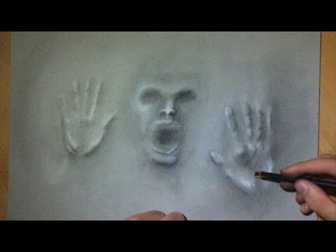 Scary illusion Drawing.. BOUH! - YouTube