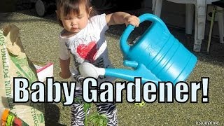 BABY GARDENER! - May 14, 2014 - itsJudysLife Daily Vlog