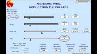 Help with Nichrome Wire Calcs for Heating Element? : r