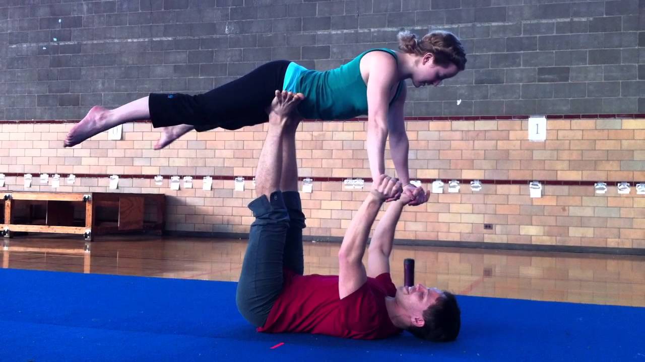 youtube Flow Workshop for yoga basic Beginners Partner   YouTube and Acrobatics beginners Natalie's poses