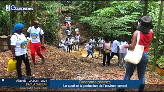 GABON / PACJA : Randonnée pédestre, le sport et la protection de l’environnement