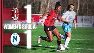 Rossonere salvage a point at the death | Milan 1-1 Napoli | Women's Serie A Highlights