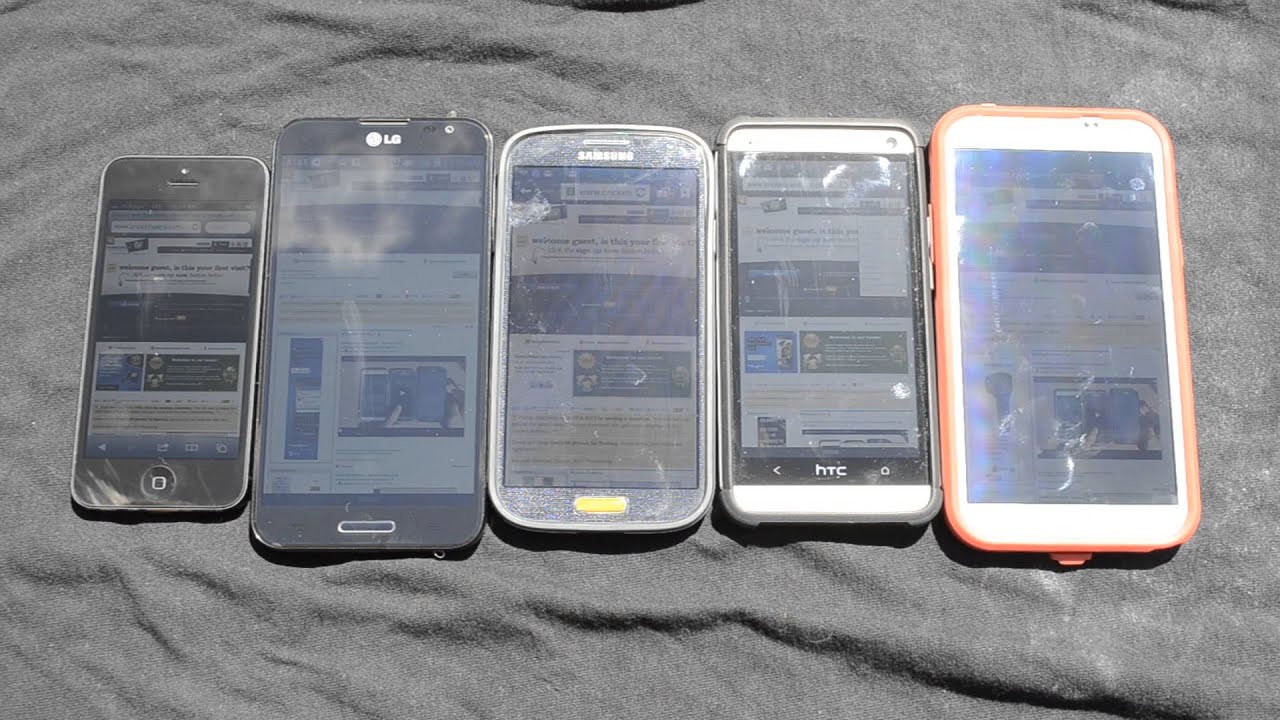 ... HTC One vs LG Optimus G Pro Direct Sunlight Test (auto mode) - YouTube