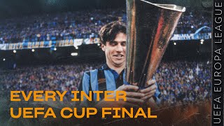 EVERY INTER UEFA CUP FINAL | BACK TO 1991, 1994, 1997, 1998 | AHEAD OF SEVILLA vs INTER! 🏆🖤💙???