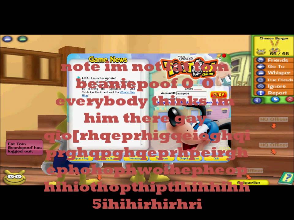 How to disconnect people on toontown ( free download link below ...