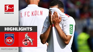 Köln Move Down to 2nd Division! | Heidenheim — 1. FC Köln 4-1 | Highlights | MD 34 – Bundesliga