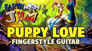 Earthworm Jim OST - Puppy Love (Fingerstyle guitar TABS, speed x2)