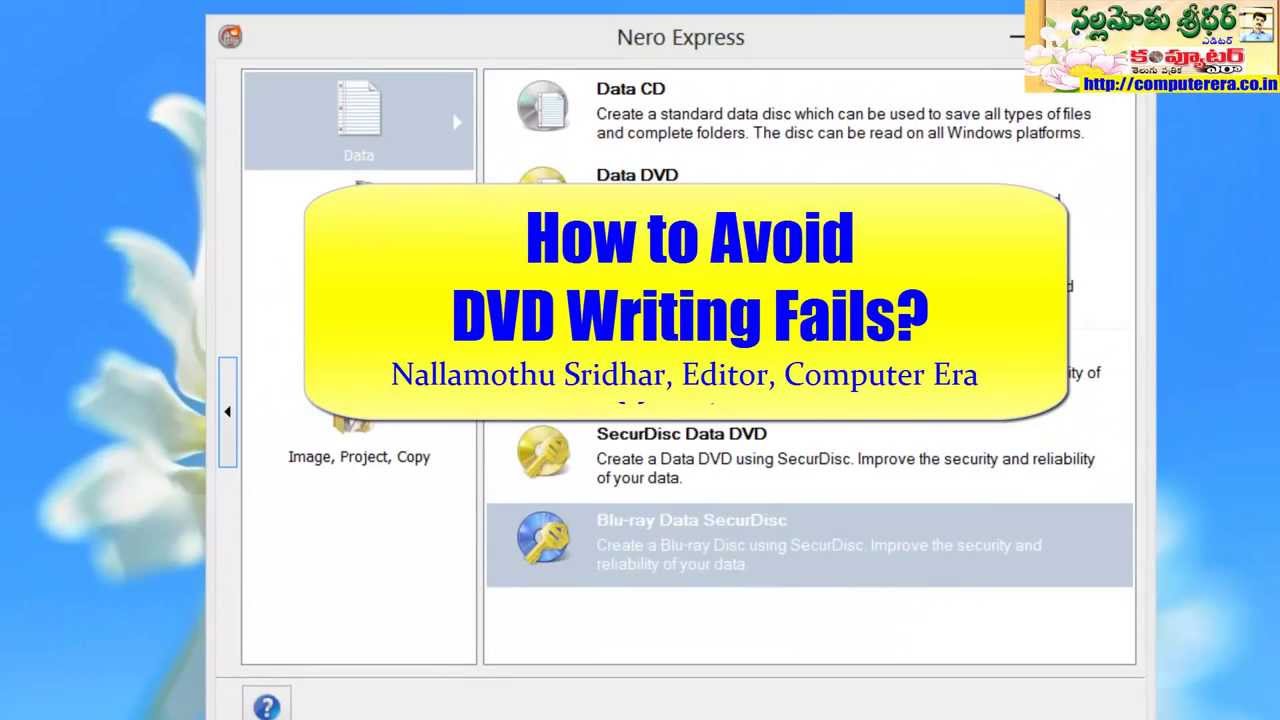 How to Avoid DVD Writing Faliure Full HD YouTube