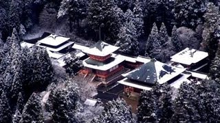 比叡山うっすら雪化粧