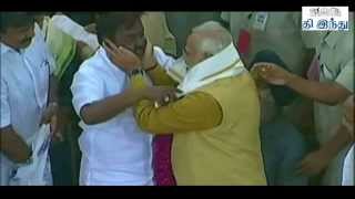 Emotional Vijayakanth With Modi | Tamil The Hindu