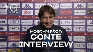 FIORENTINA 1-2 INTER | ANTONIO CONTE EXCLUSIVE INTERVIEW: "Only positive answers" [SUB ENG]