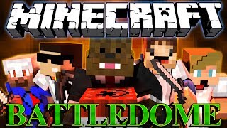 TNT SURPRISE Minecraft BattleDome w/ Woofless, CraftBattleDuty, Bodil and Vikkstar! (Part 2)