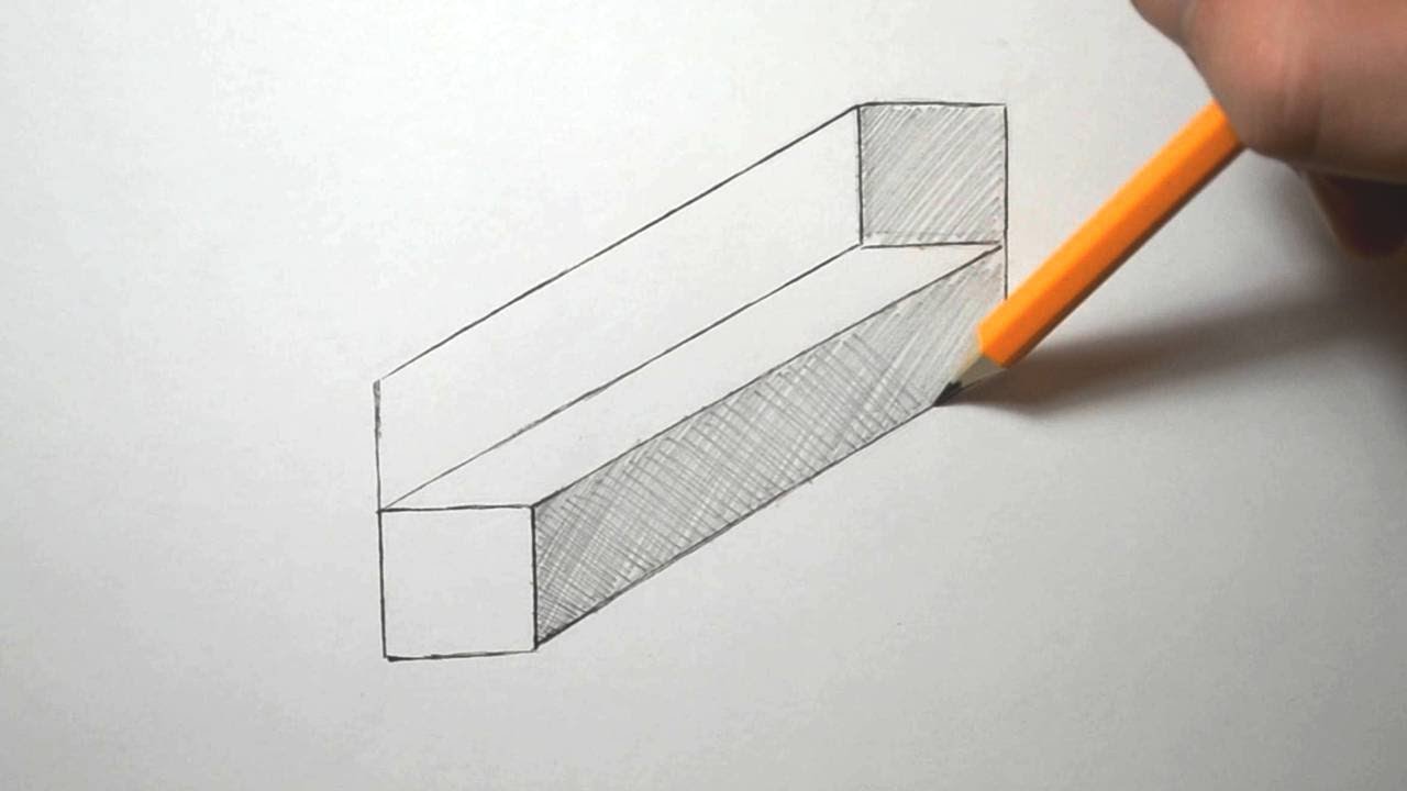 How to Draw an Easy Optical Illusion - YouTube