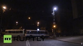 Украинская милиция заблокировала пути к Верховной раде