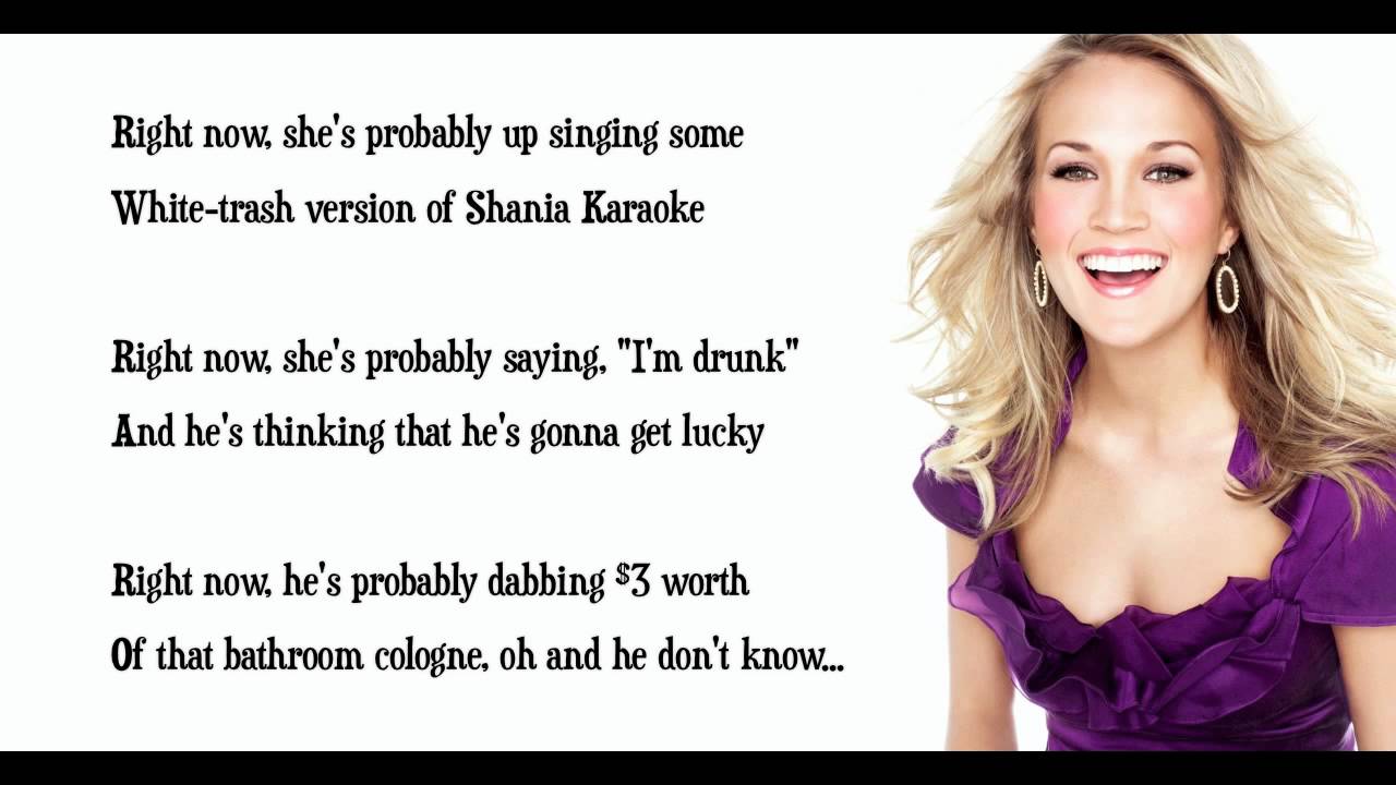 Before He Cheats- Carrie Underwood (with lyrics) - YouTube