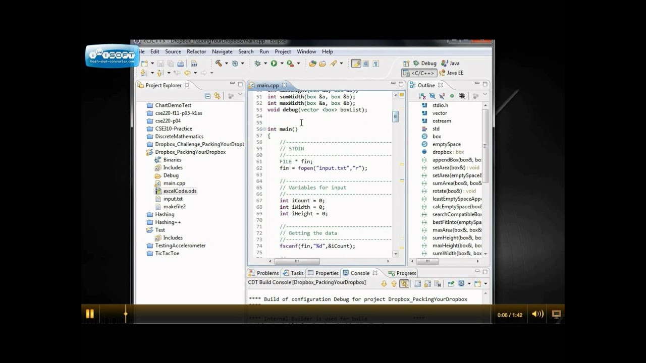 Setup Eclipse C++ Environment with MinGW + gdb Part 2 - YouTube