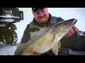Ice Fishing - Rippin' Big Walleyes on Mille Lacs Lake
