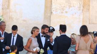 Marco Storari a Mesagne matrimonio Vucinic