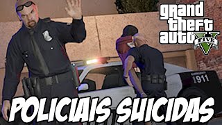 GTA V - Os Policiais SUICIDAS BUG NO NAVIO MUITO ENGRAÇADO