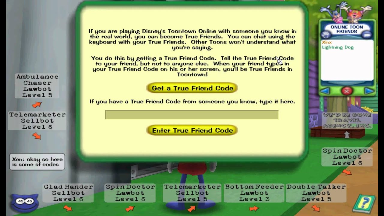 ToonTown sf codes September 2012 - YouTube