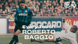 EVERY TOUCH | ROBERTO BAGGIO in INTER 3-1 REAL MADRID | 1998/99 UEFA CHAMPIONS LEAGUE 😱⚫🔵🏆???
