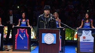 Allen Iverson's Number is Retired by the Philadelphia 76ers!