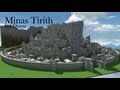 В Minecraft построен город Минас Тирит из Властелина Колец