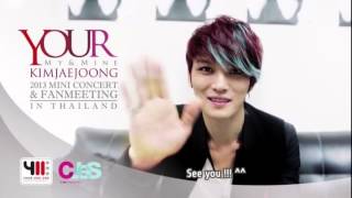Greeting : Kim Jaejoong Mini Concert & Fan Meeting in