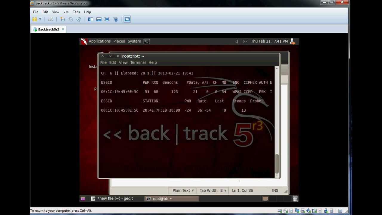 Easy WPA Dictionary/Wordlist Cracking with Backtrack 5 and Aircrack-ng ...