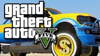 GTA 5 Funny Moments and Glitches! - Trucks Riding Jets!  (GTA 5 Online)