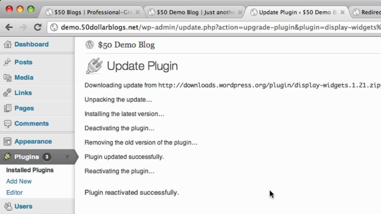 How To Update WordPress Plugins Without Losing Data - $50 Blogs ...