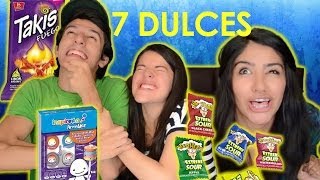 RETO: 7 dulces PICOSOS, AMARGOS Y ÁCIDOS | Reto Polinesio