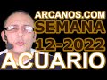 Video Horscopo Semanal ACUARIO  del 13 al 19 Marzo 2022 (Semana 2022-12) (Lectura del Tarot)