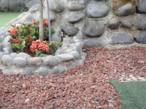 Lava Rock Garden - YouTube