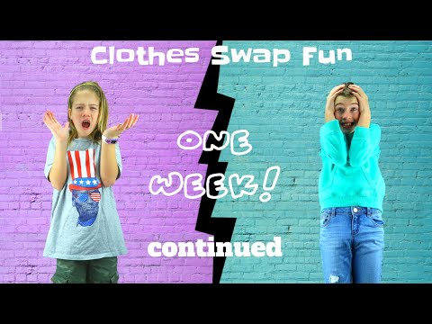 Clothes Swap Fun Part 9 | 1 Week clothes swap continued