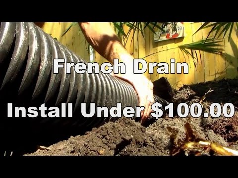 I Installed A French Drain
