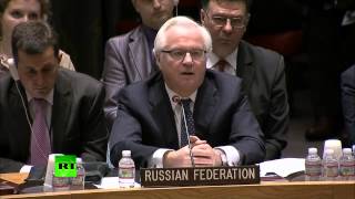 В.Чуркина отвечает на выступление Ю.Сергеева в СБ ООН