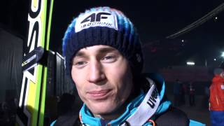 Kamil Stoch po konkursie w Oberstdorfie [ Skijumping.pl ]