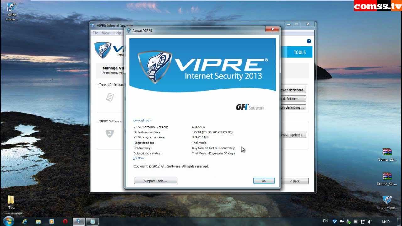 VIPRE Internet Security 2013 Key