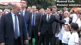 Manuel Valls traité d'imposteur à Oradour-sur-Glane 10/06/14