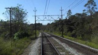 CPTM - Linha 7 Rubi - Trecho entre Perus e Caieiras na Cabine ( Série 1700)