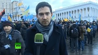 В Киеве призывы к евроинтеграции сменились требованиями отставки правительства