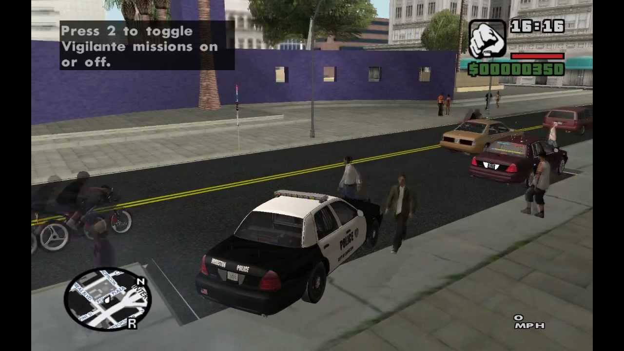 Gta San andreas Sapd:FR Gameplay1 - YouTube