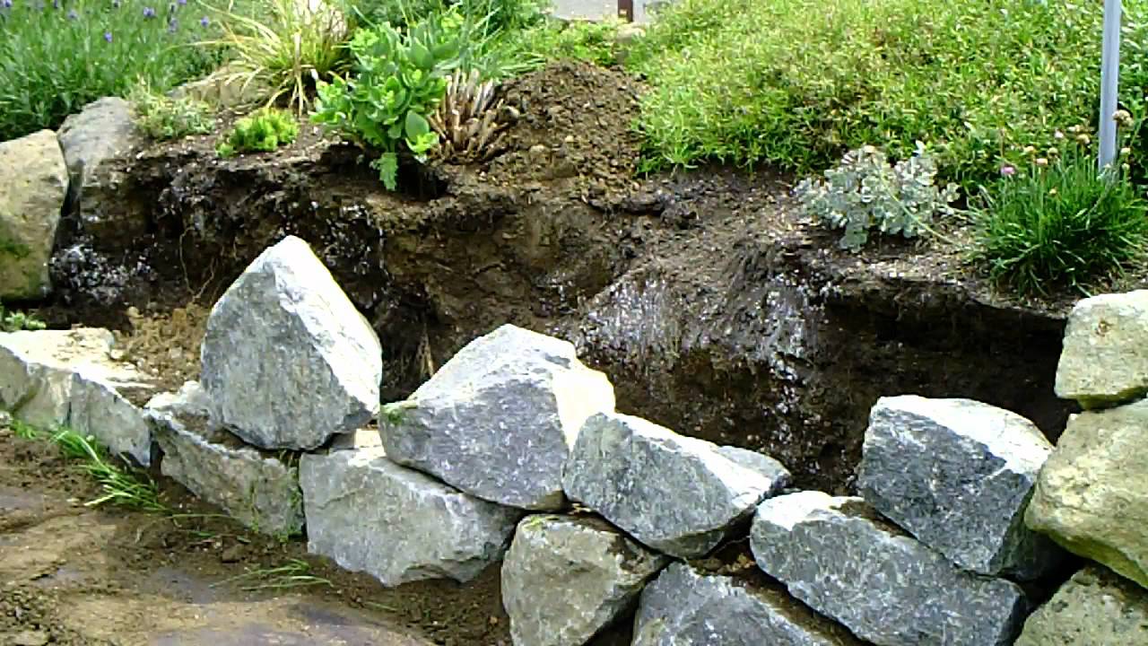 Trockenmauer bauen YouTube