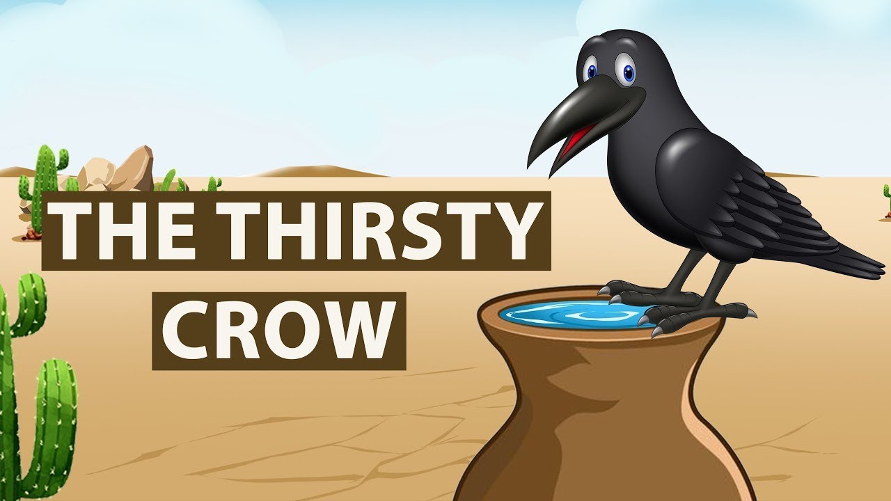 The,Thirsty,Crow,Short,Moral,Stories,In,English!,|,3D,Animated,Bedtime,Stor...