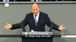 Gregor Gysi, DIE LINKE: »Unter Kohl war die Marktwirtschaft noch sozialer als heute«