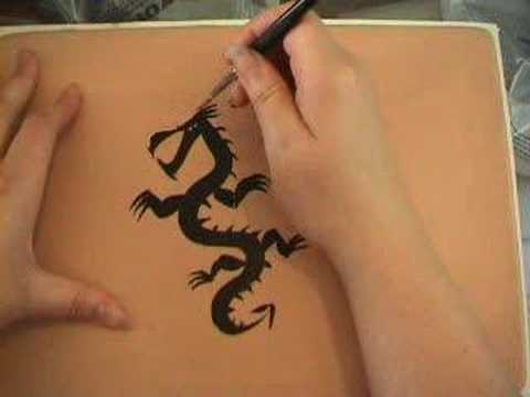 Chinese Dragon BrushStrokesMag 46447 views 4 years ago A tattoostyle dragon 