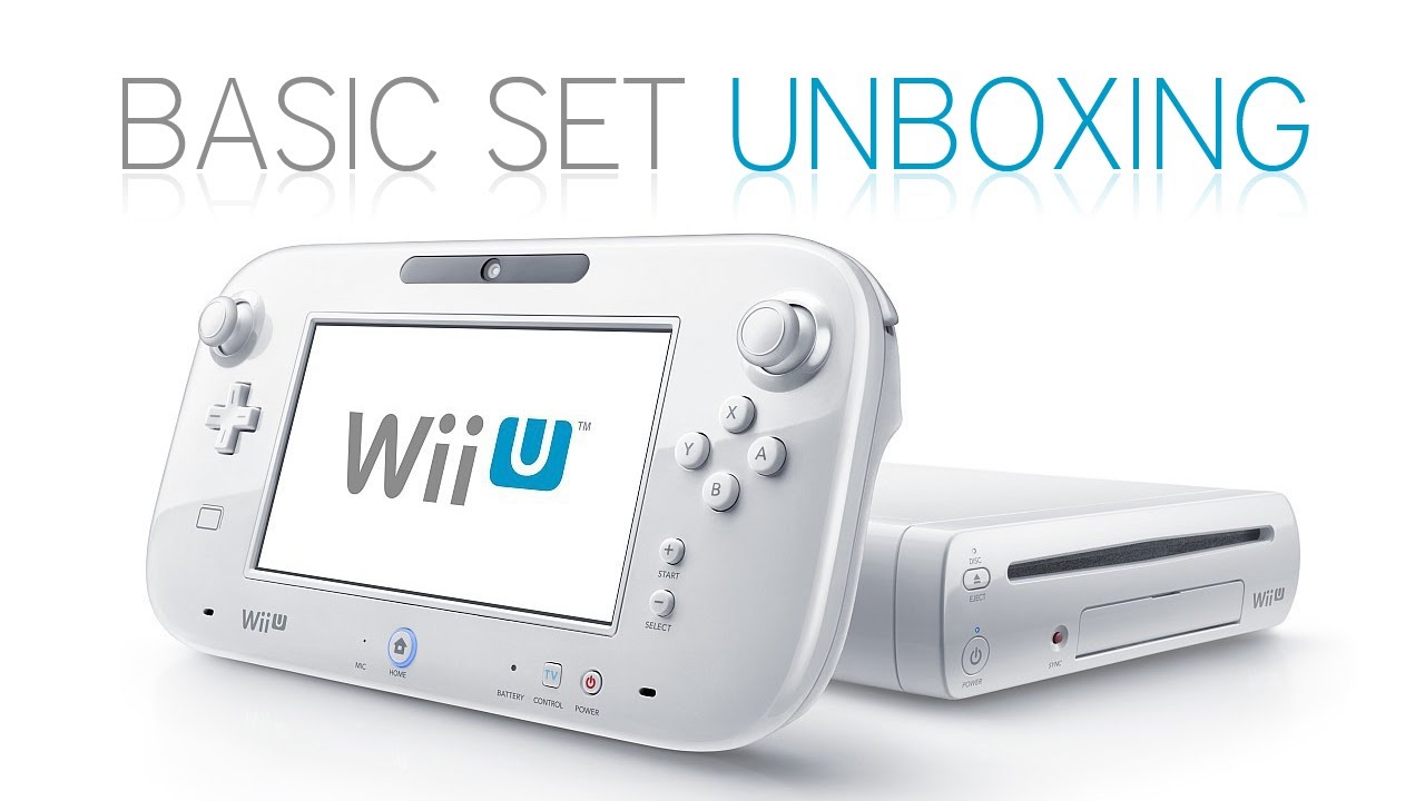 Nintendo Wii U Basic Unboxing (Wii U Basic Edition "White" Unboxing HD