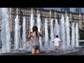 Girls in moscow fountain 2