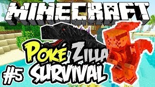 KYUUBI NOS TRÓPICOS! - PokéZilla Survival! - Minecraft #5